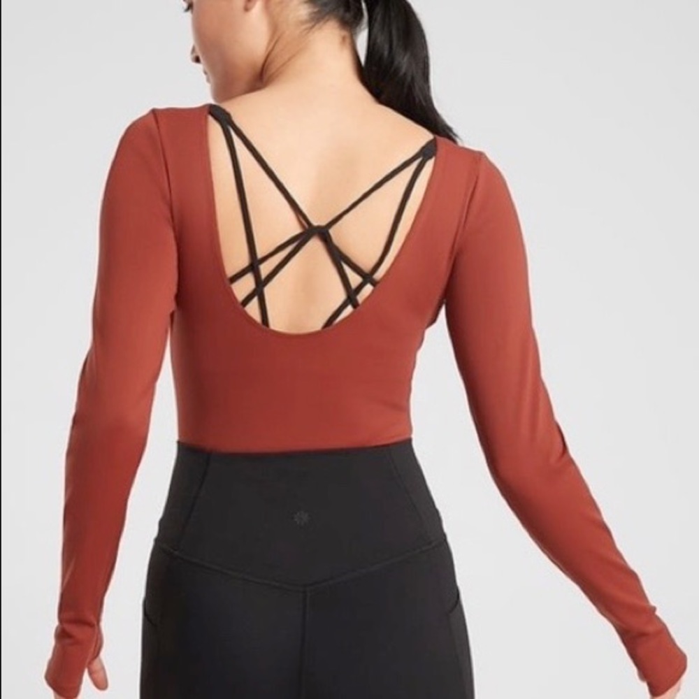 Athleta Align openback bodysuit,XS, NWT.